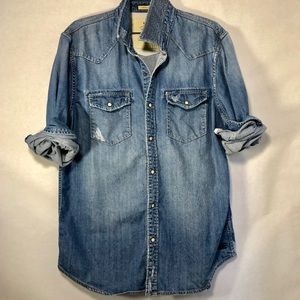 American Eagle Denim western style Casual Shirt